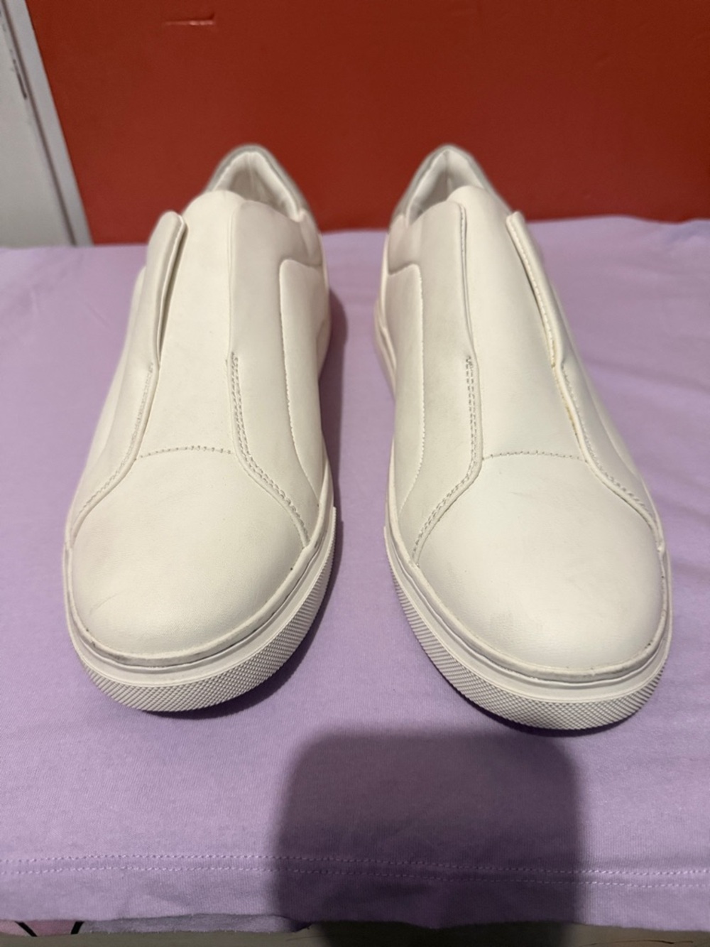 Nordstrom Men's Cream Slip-On Athletic Sneakers